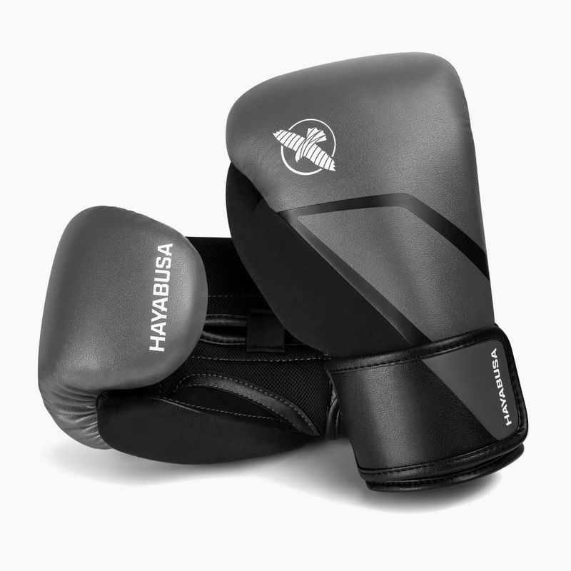 Guantoni da boxe Hayabusa E1 Boxing grey/black 6