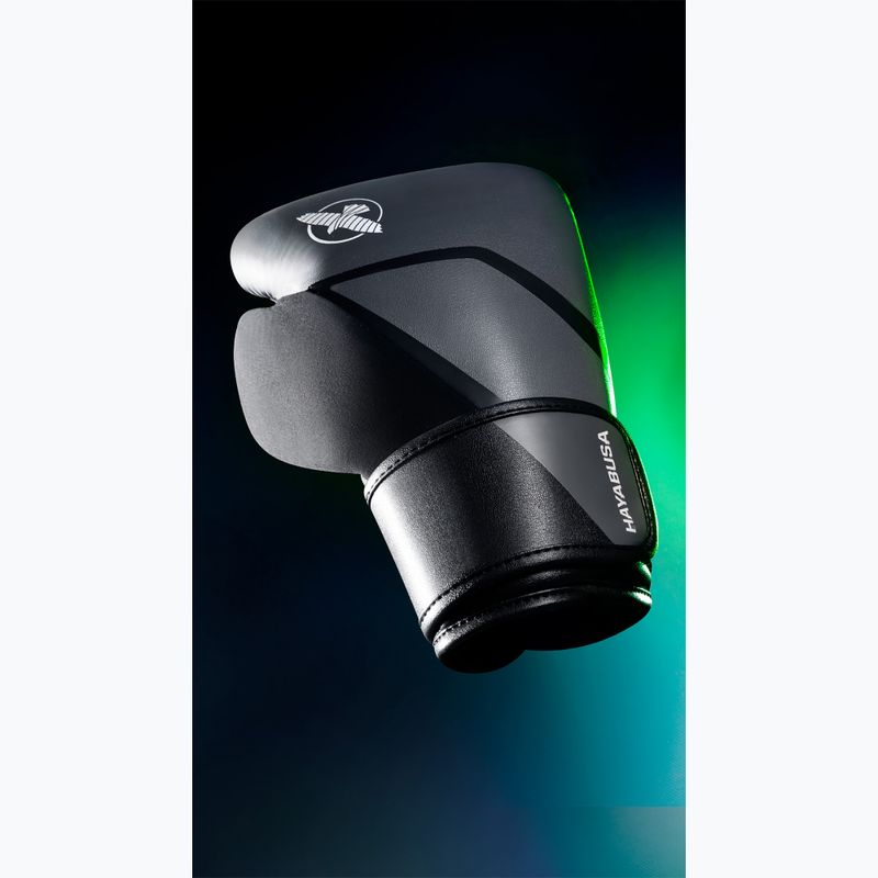 Guantoni da boxe Hayabusa E1 Boxing grey/black 11