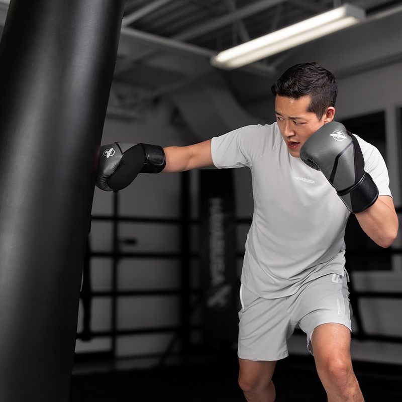 Guantoni da boxe Hayabusa E1 Boxing grey/black 15