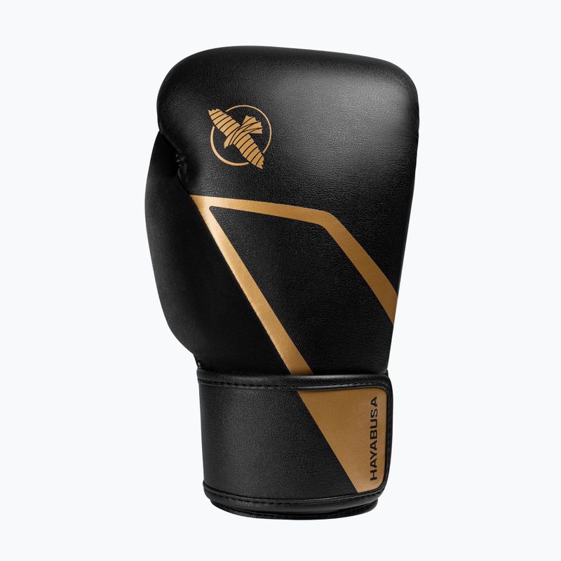Guantoni da boxe Hayabusa E1 Boxing black/gold 3