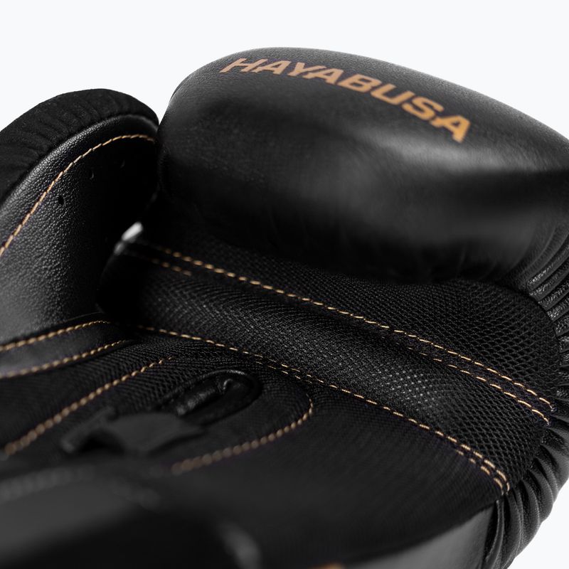 Guantoni da boxe Hayabusa E1 Boxing black/gold 7