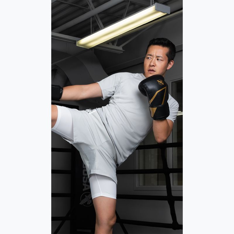 Guantoni da boxe Hayabusa E1 Boxing black/gold 13