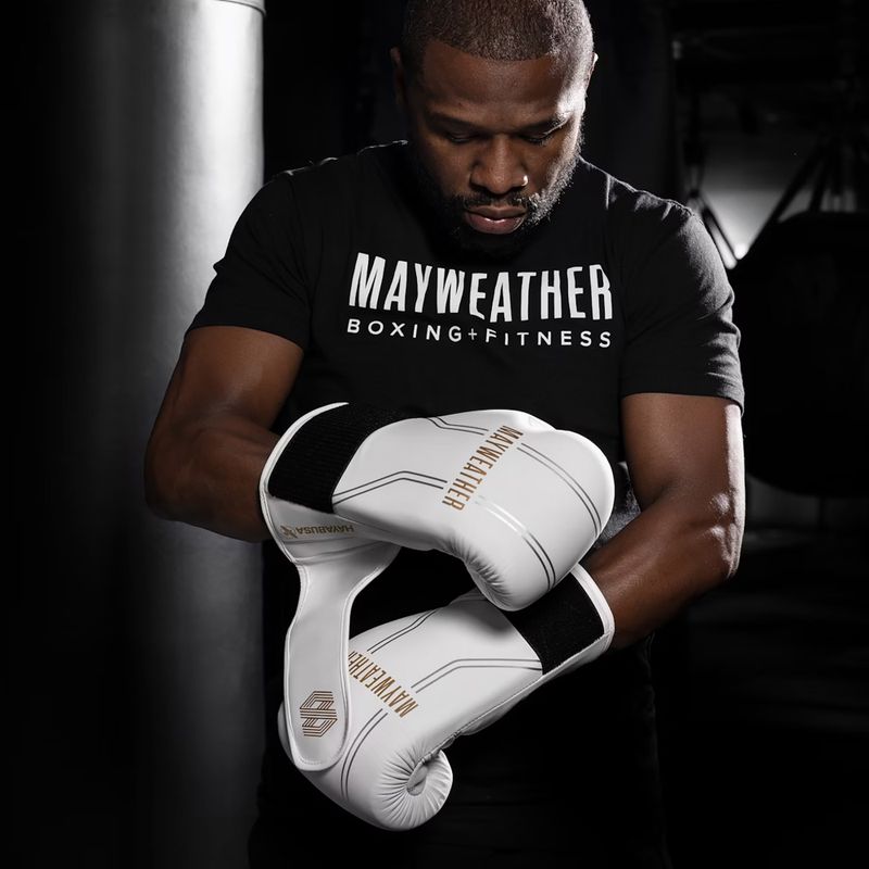 Guanti da boxe Hayabusa Mayweather Contender bianco/oro 6