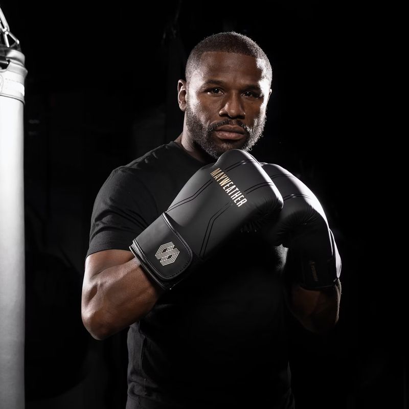 Guanti da boxe Hayabusa Mayweather Contender nero/oro 6