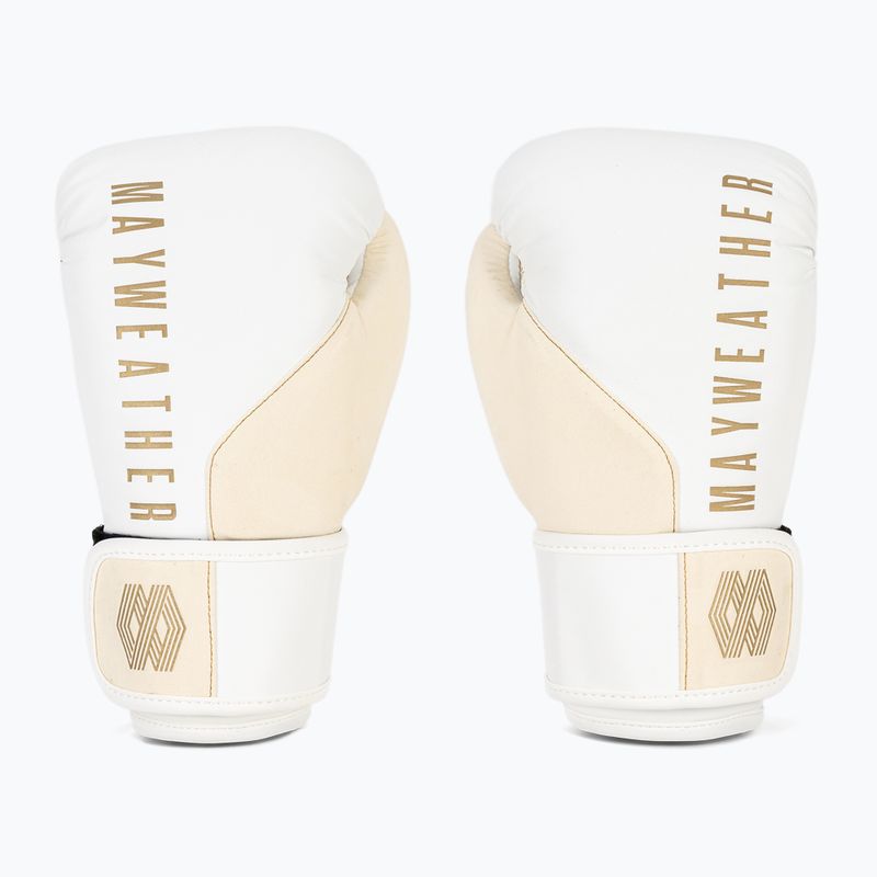 Guantoni da boxe Hayabusa Mayweather Champ bianco/oro 2