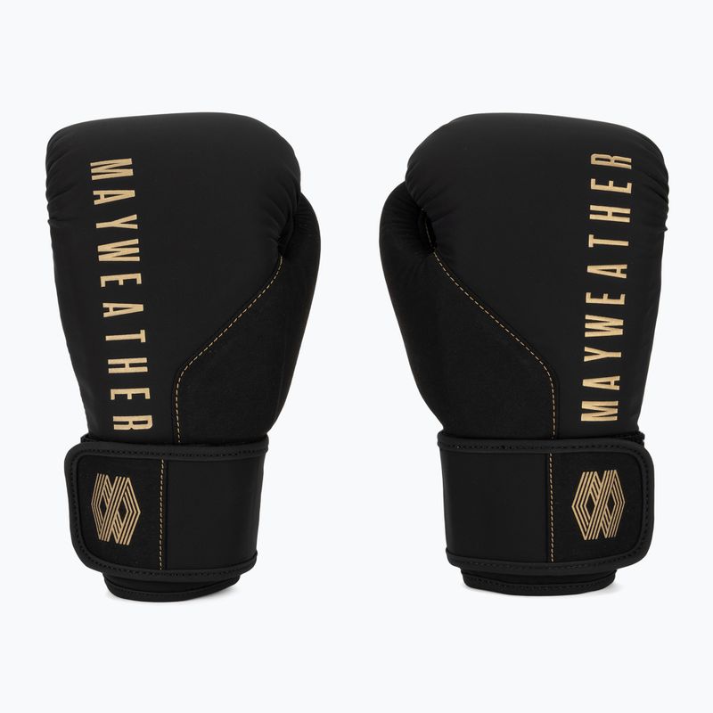Guantoni da boxe Hayabusa Mayweather Champ nero/oro