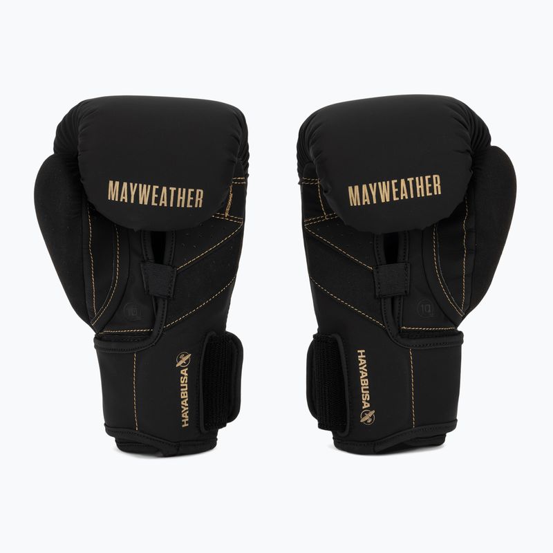 Guantoni da boxe Hayabusa Mayweather Champ nero/oro 3