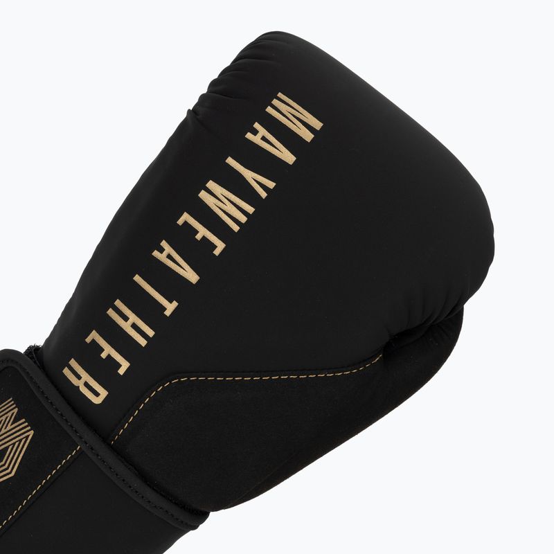 Guantoni da boxe Hayabusa Mayweather Champ nero/oro 5