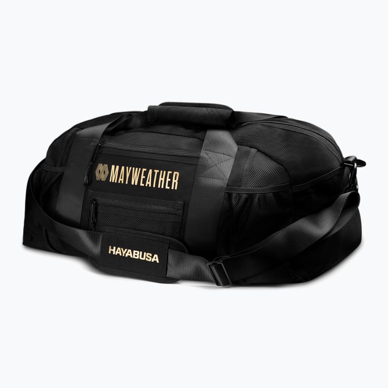 Borsa da ginnastica Hayabusa Mayweather in rete 70 l nero/oro