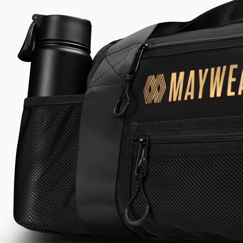 Borsa da ginnastica Hayabusa Mayweather in rete 70 l nero/oro 4