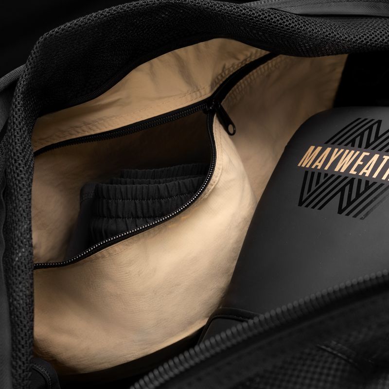Borsa da ginnastica Hayabusa Mayweather in rete 70 l nero/oro 10