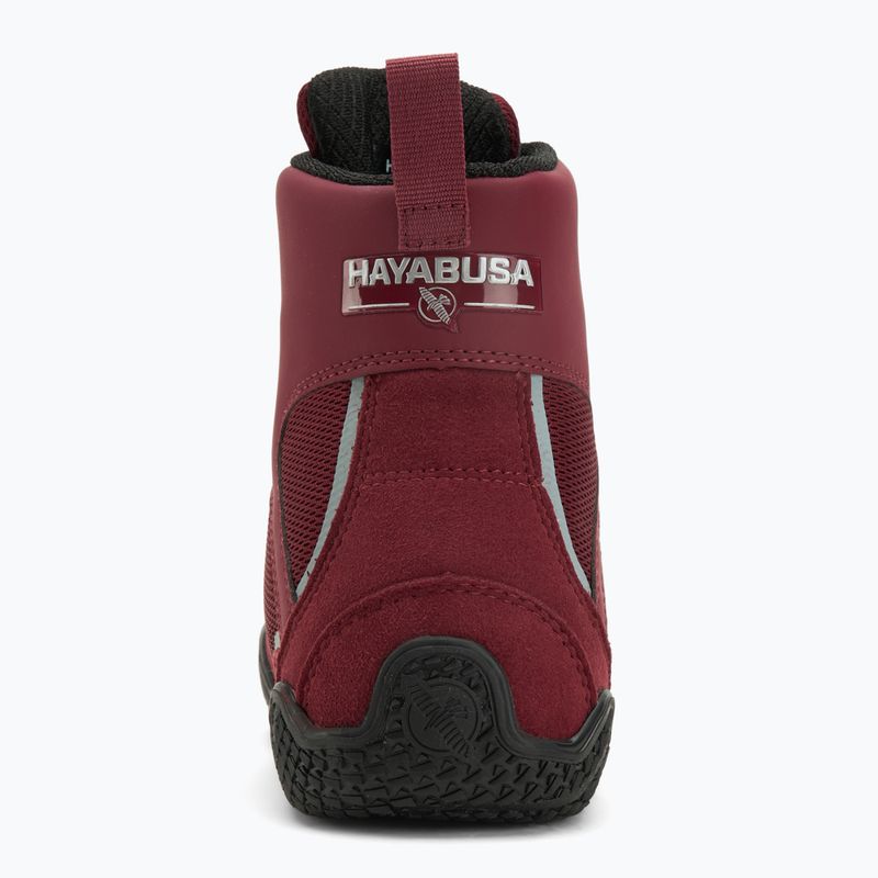 Scarpe da boxe uomo Hayabusa Pro Boxing garnet/grey 6