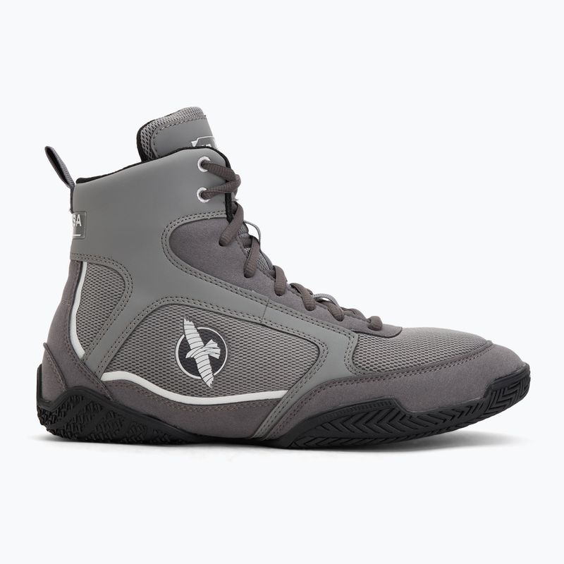 Scarpe da boxe uomo Hayabusa Pro Boxing grey 2