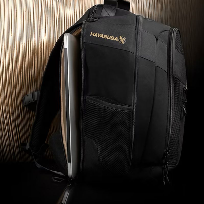 Zaino da allenamento Hayabusa Mayweather Boxing 30 l nero/oro 7