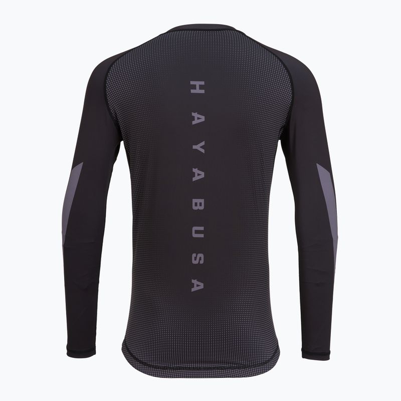Rashguard a maniche lunghe da uomo Hayabusa Core Rash Guard black 2