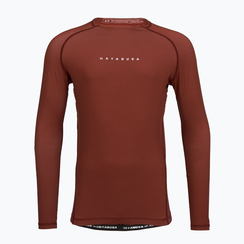 Rashguard a maniche lunghe da uomo Hayabusa Core Rash Guard red