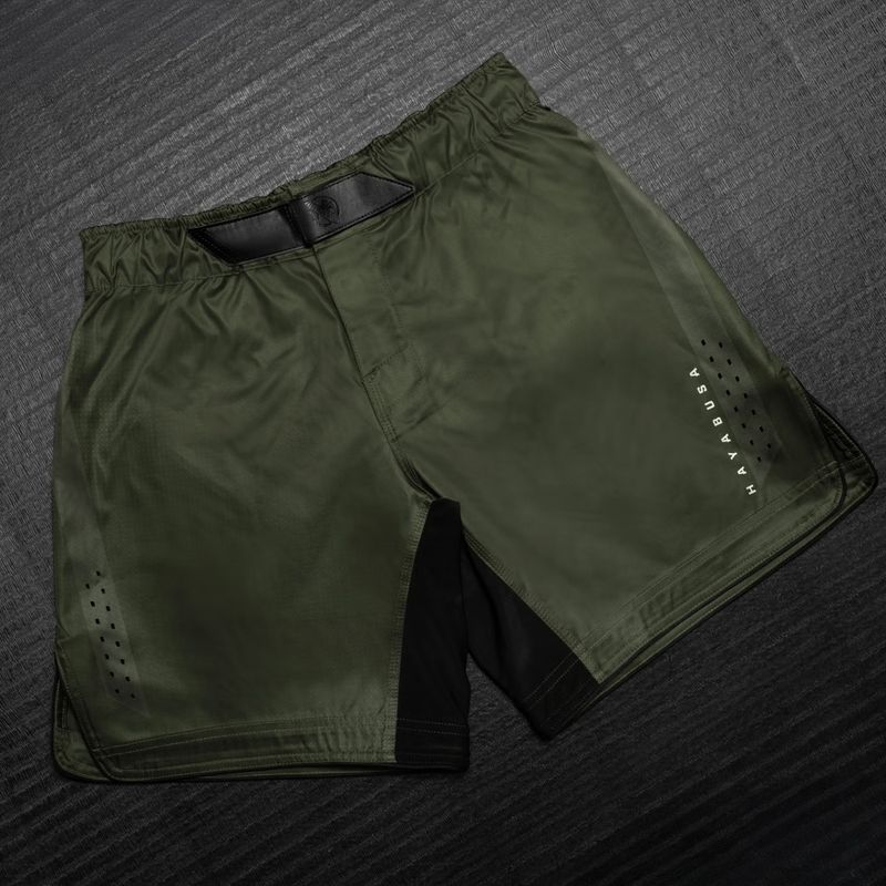 Pantaloncini da allenamento uomo Hayabusa Apex Fight 3/4 green 7