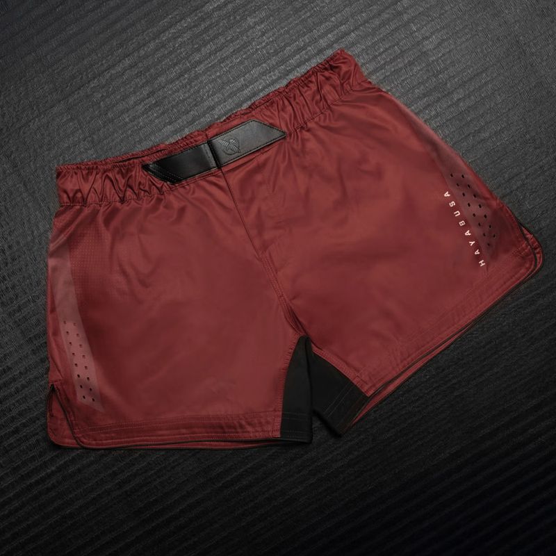 Pantaloncini da allenamento uomo Hayabusa Core Fight Mid red 3