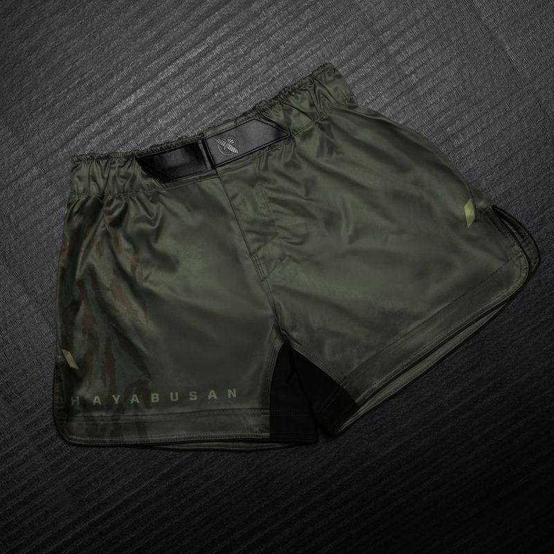 Pantaloncini da allenamento uomo Hayabusa Apex Fight Mid green 3