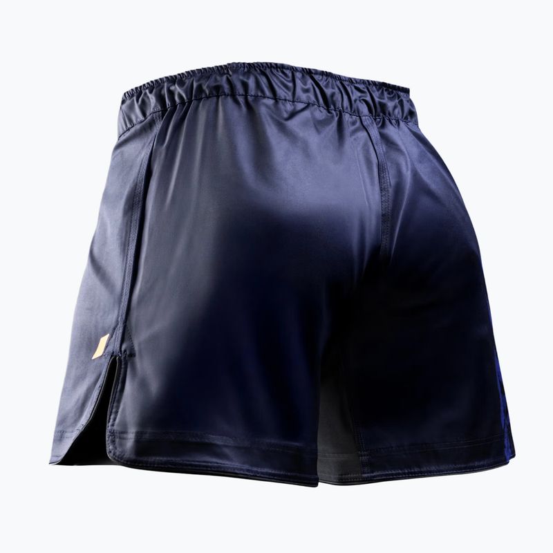 Pantaloncini da allenamento uomo Hayabusa Apex Fight Mid navy/orange 2