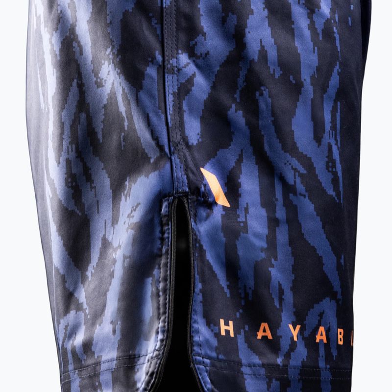 Pantaloncini da allenamento uomo Hayabusa Apex Fight Mid navy/orange 4