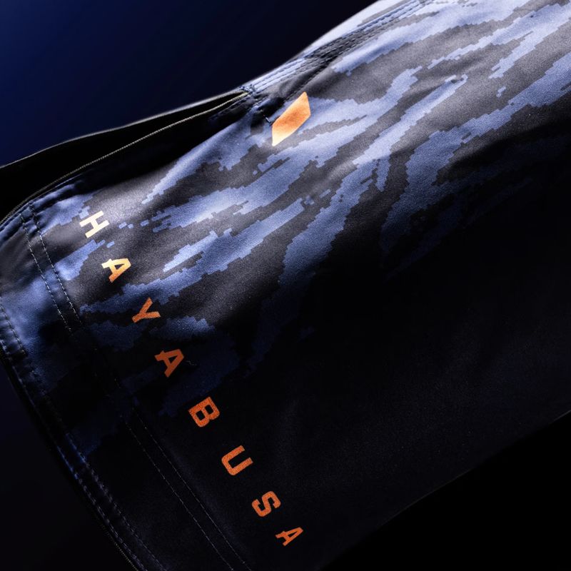 Pantaloncini da allenamento uomo Hayabusa Apex Fight Mid navy/orange 7