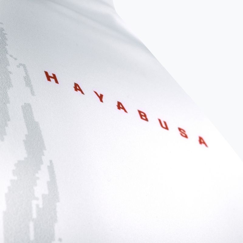 Rashguard a manica lunga da uomo Hayabusa Apex Rash Guard white/coral 6
