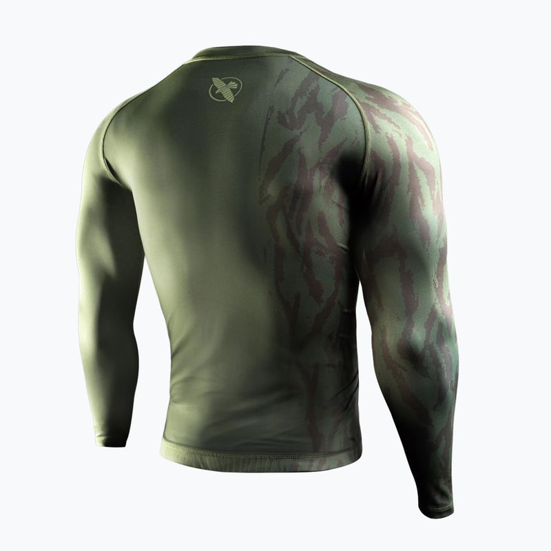 Rashguard a maniche lunghe da uomo Hayabusa Apex Rash Guard green 2
