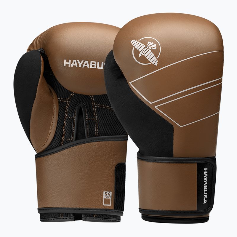 Guantoni da boxe Hayabusa S4 Leather golden brown