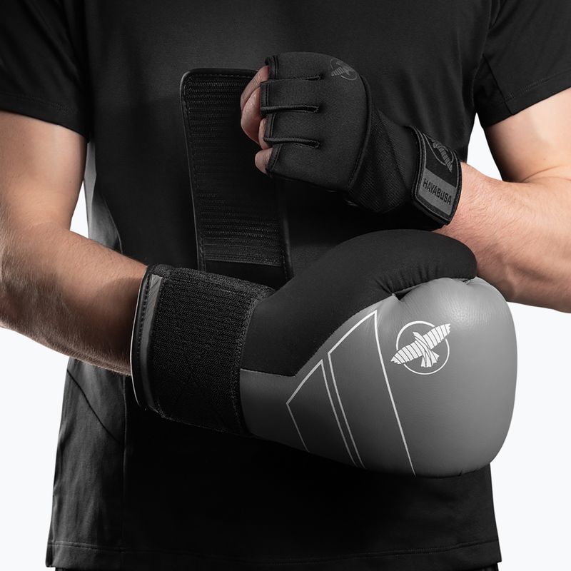 Guantoni da boxe Hayabusa S4 Leather grey 6