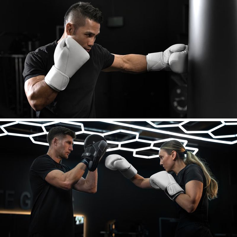 Guantoni da boxe Hayabusa T360 Leather white 6