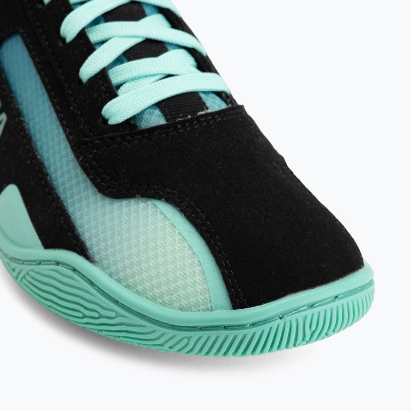 Scarpe da boxe Hayabusa Surge black/cyan 7
