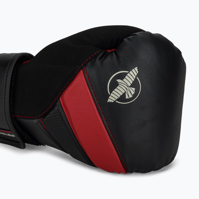 Guanti da boxe Hayabusa T3 nero/rosso 5