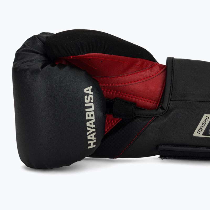 Guanti da boxe Hayabusa T3 nero/rosso 6