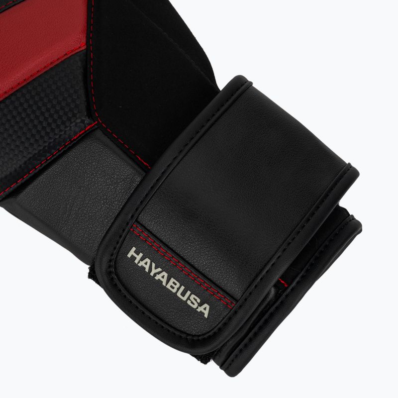 Guanti da boxe Hayabusa T3 nero/rosso 7