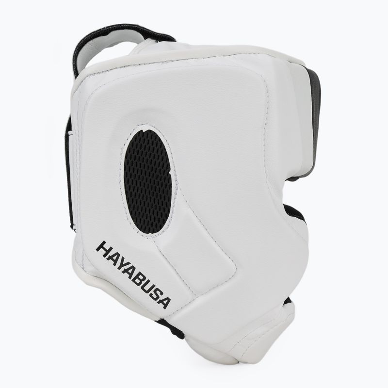 Casco da boxe Hayabusa T3 Headgear bianco/nero 2