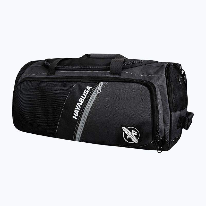 Hayabusa Ryoko Duffle 50 l borsa da allenamento nero/grigio
