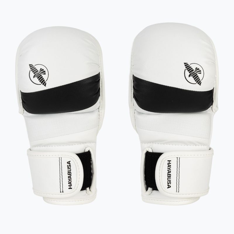 Guanti da grappling Hayabusa T3 Hybrid bianco/nero 2