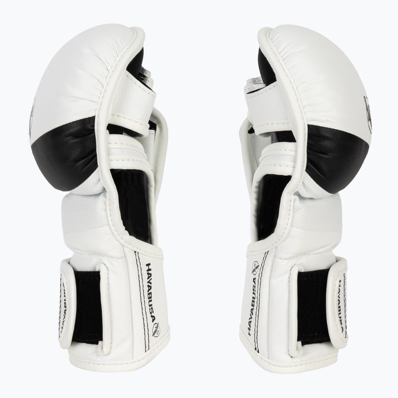 Guanti da grappling Hayabusa T3 Hybrid bianco/nero 4