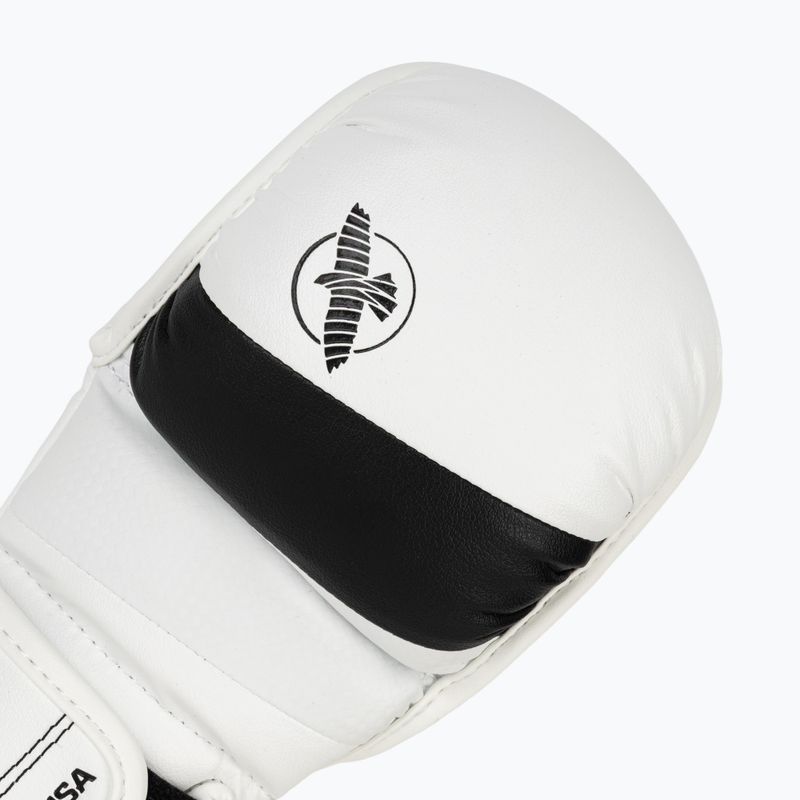 Guanti da grappling Hayabusa T3 Hybrid bianco/nero 5