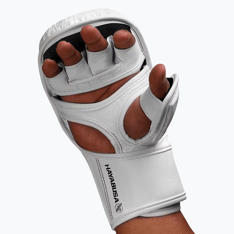 Guanti da grappling Hayabusa T3 Hybrid bianco/nero 6