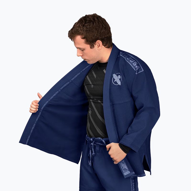 GI al brasiliano jiu-jitsu Hayabusa Lightweight navy 3
