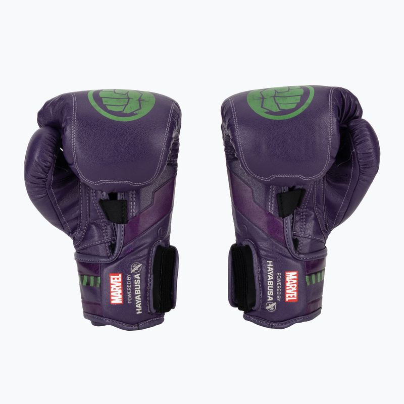Guanti da boxe Hayabusa Marvel's Hulk viola/verde 3