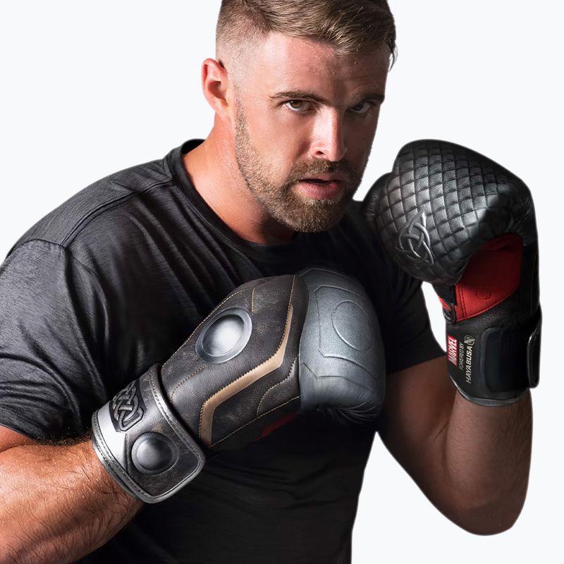 Guantoni da boxe Hayabusa Thor argento 5