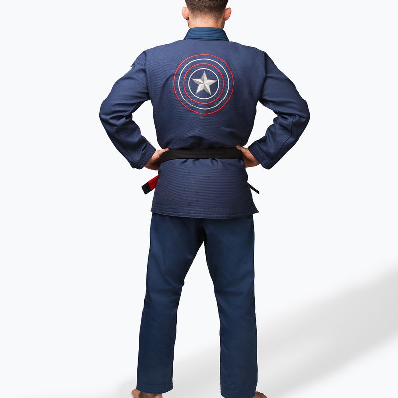 GI per il jiu-jitsu brasiliano Hayabusa Marvel Captain America blu 2
