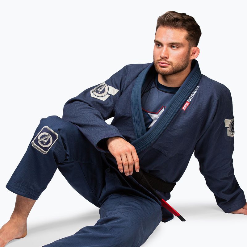 GI per il jiu-jitsu brasiliano Hayabusa Marvel Captain America blu 3