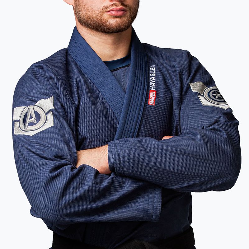 GI per il jiu-jitsu brasiliano Hayabusa Marvel Captain America blu 4
