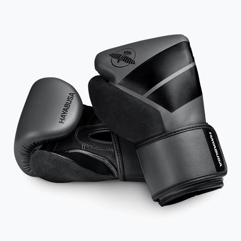 Guantoni da boxe per bambini Hayabusa S4 Youth in carboncino 3
