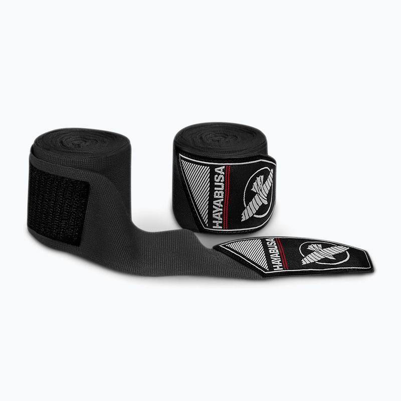 Hayabusa Perfect Stretch Youth Boxing Hand Wraps 450 cm nero 2