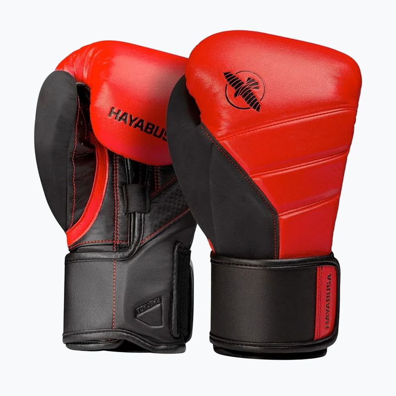 Guanti da boxe Hayabusa T3 rosso/nero 6